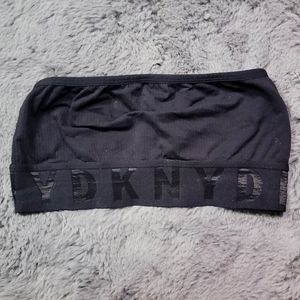 DKNY Bandeau Bra, Black, Size M
